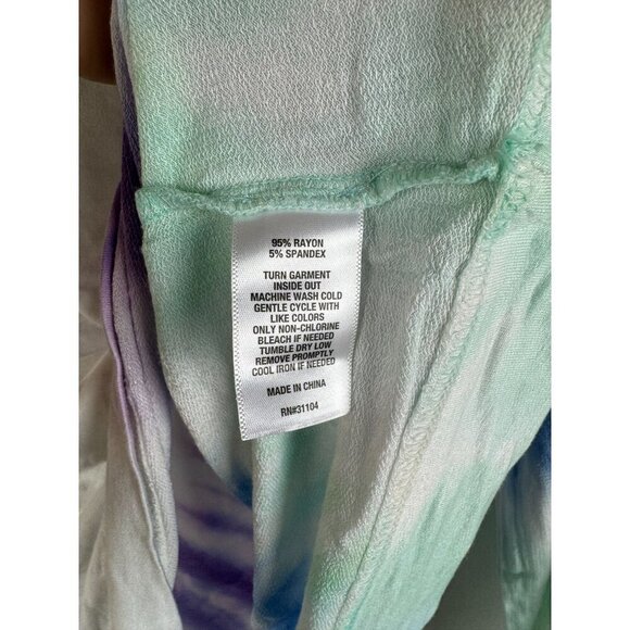 Crown & Ivy Womens Long Sleeve Pullover Tie-Dye Top Size S - Picture 4 of 5